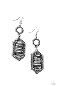Paparazzi ♥ Combustible Craving - Silver ♥ Earrings