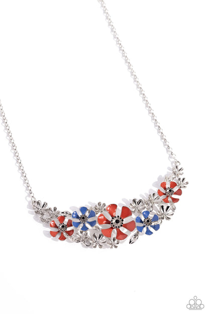 Paparazzi ♥ Blooming Practice - Orange ♥ Necklace