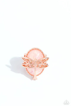 Paparazzi ♥ Dragonfly Dazzle - Copper ♥ Ring