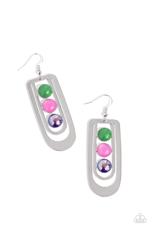 Paparazzi ♥ Layered Lure - Multi ♥ Earrings