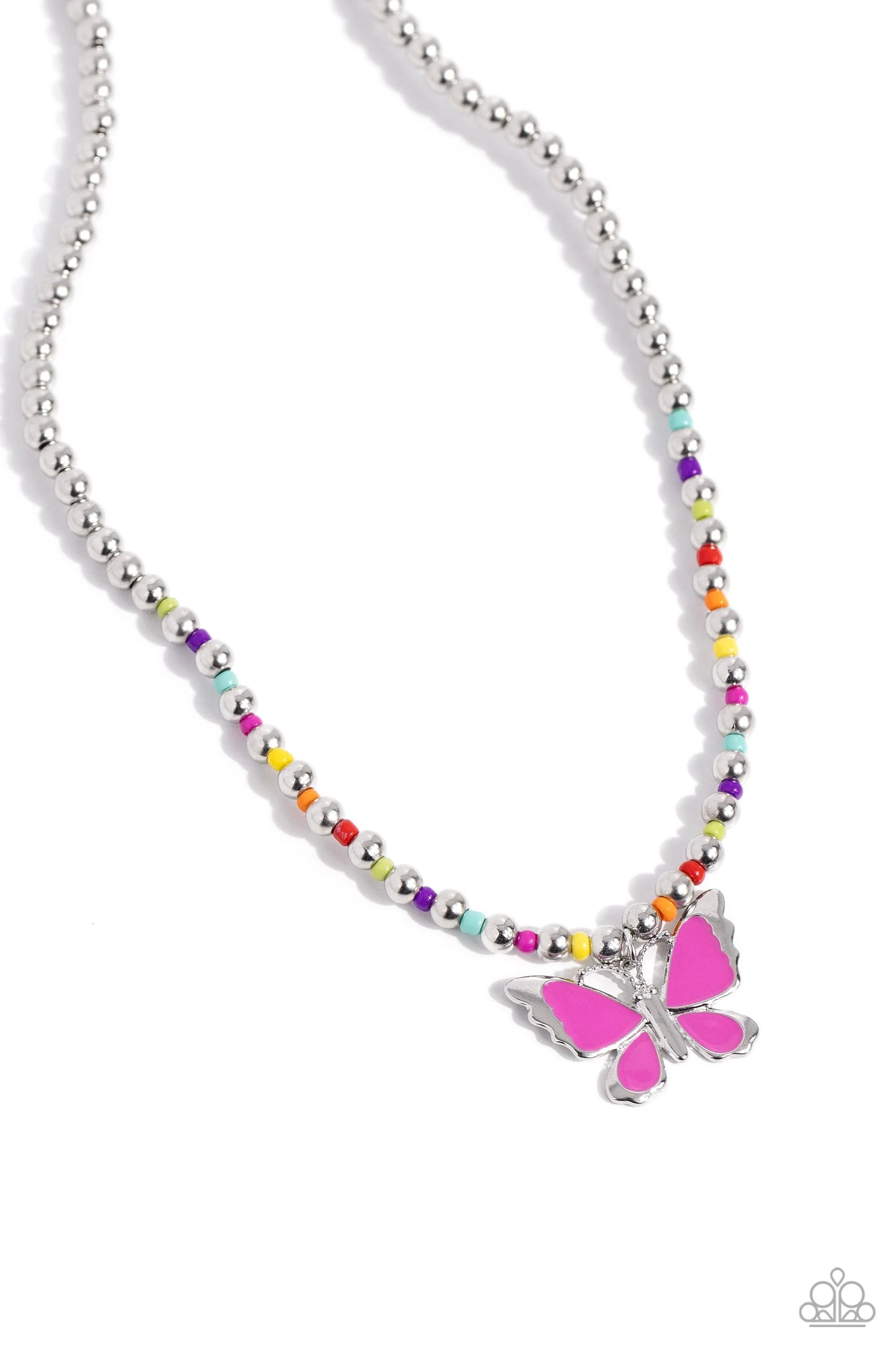 Paparazzi ♥ Vibrant Flutter - Multi ♥ Necklace