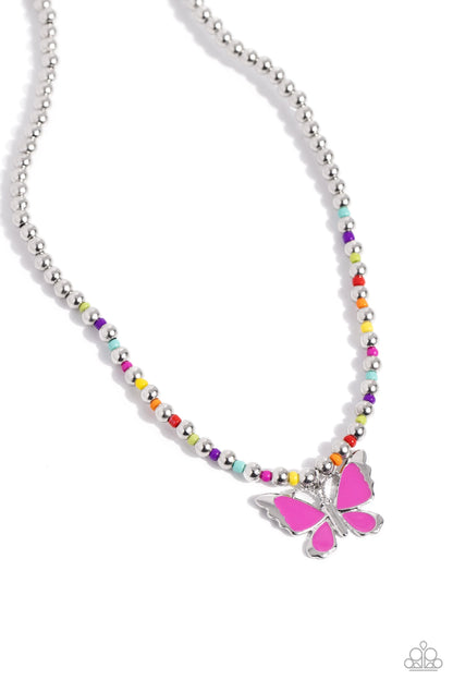 Paparazzi ♥ Vibrant Flutter - Multi ♥ Necklace