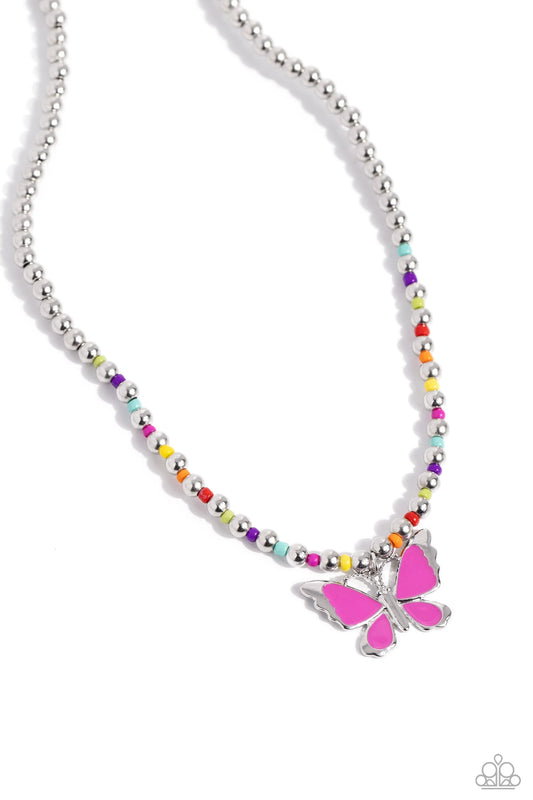 Paparazzi ♥ Vibrant Flutter - Multi ♥ Necklace