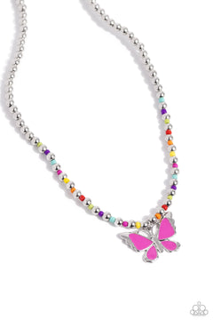 Paparazzi ♥ Vibrant Flutter - Multi ♥ Necklace