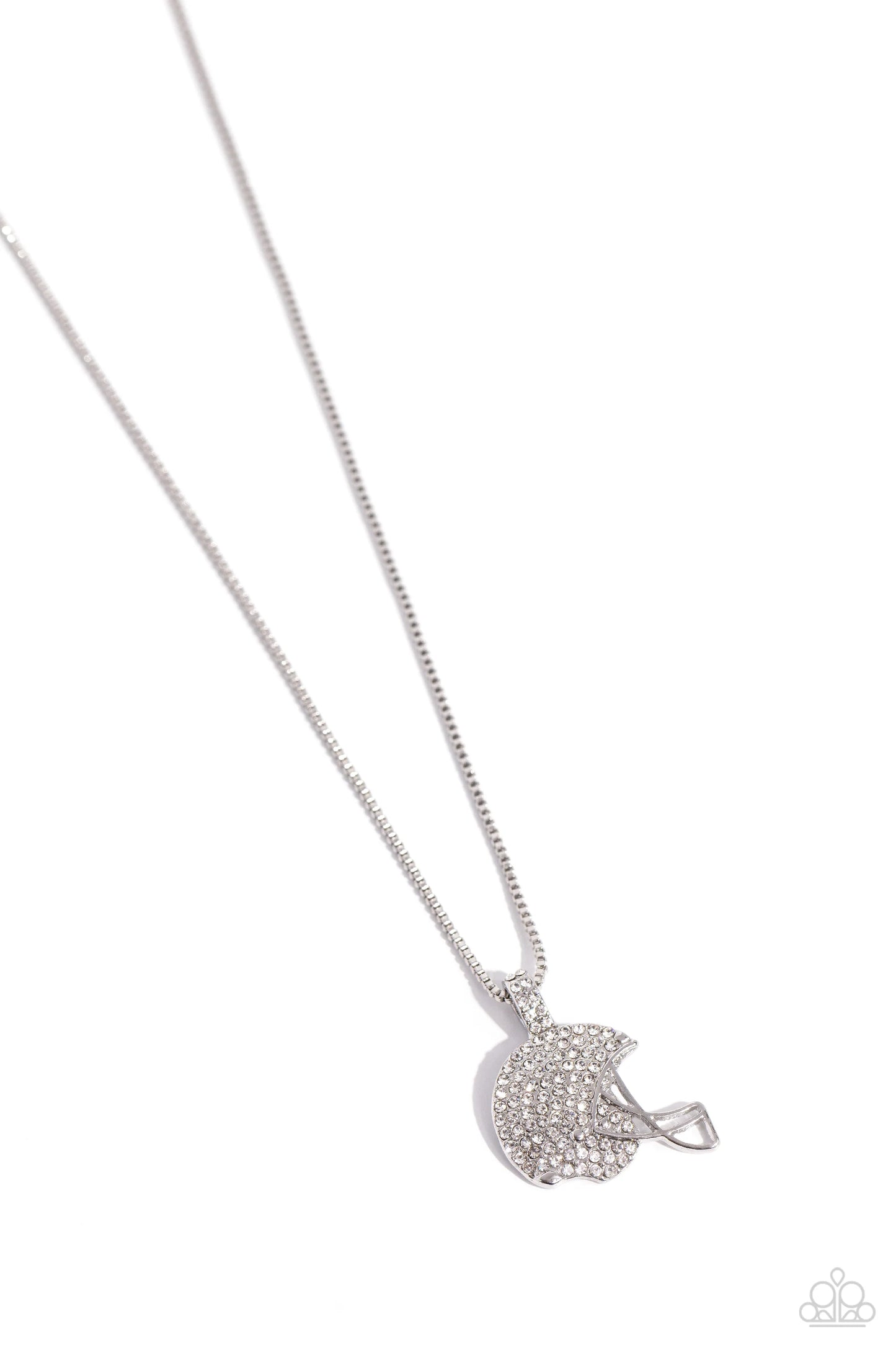 Paparazzi ♥ Touchdown Twinkle - White ♥ Necklace