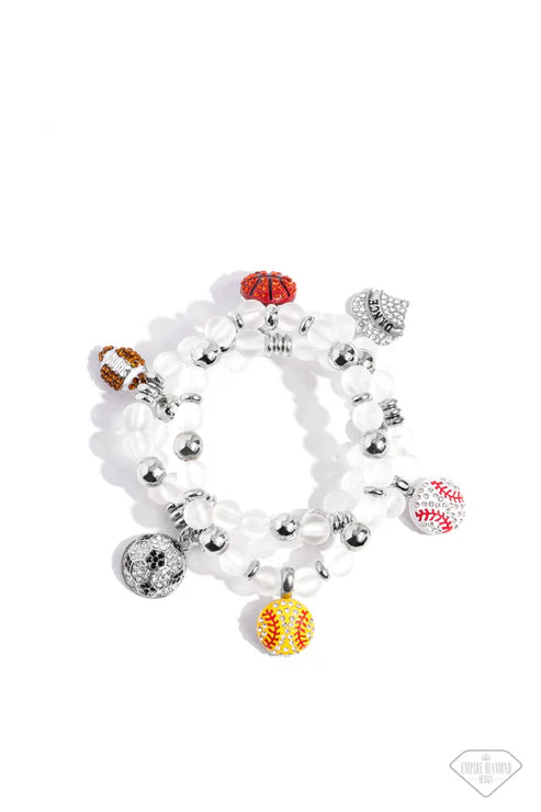 Paparazzi ♥ Sports Fan - Multi ♥ Bracelet