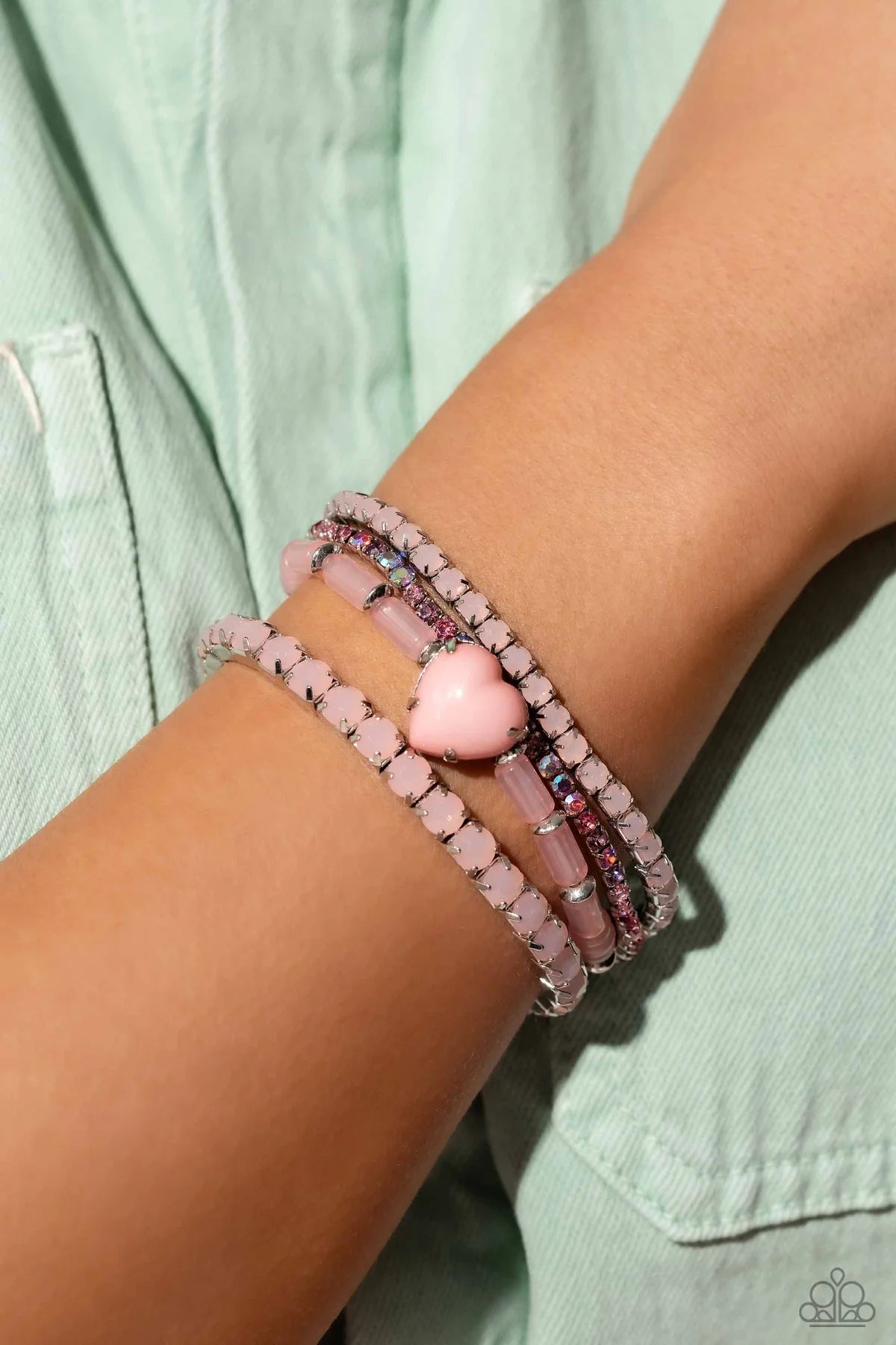 Paparazzi ♥ True Love's Theme - Pink ♥ Bracelet