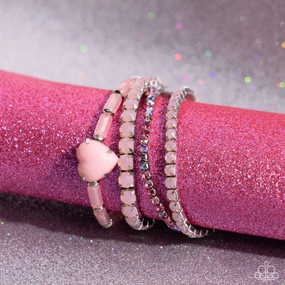 Paparazzi ♥ True Love's Theme - Pink ♥ Bracelet