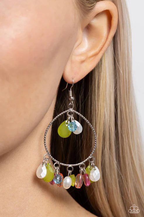 Paparazzi ♥ Elite Expression - Multi ♥ Earrings