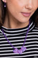 Paparazzi ♥ Low-Key Lovestruck - Purple ♥ Necklace