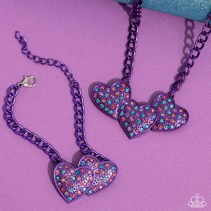 Paparazzi ♥ Lovestruck Lineup - Purple ♥ Bracelet