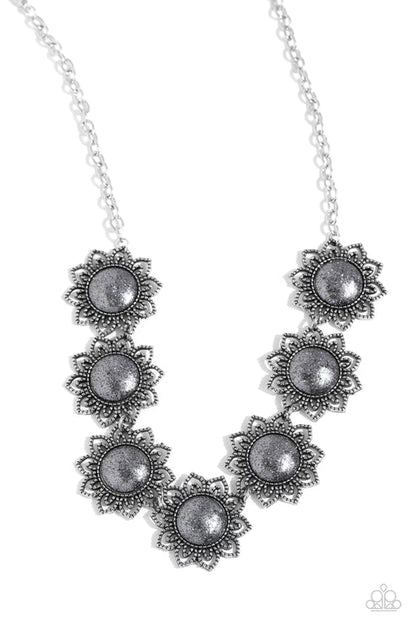 Paparazzi ♥ The GLITTER Takes It All - Silver ♥ Necklace