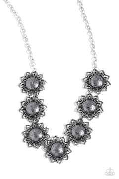Paparazzi ♥ The GLITTER Takes It All - Silver ♥ Necklace