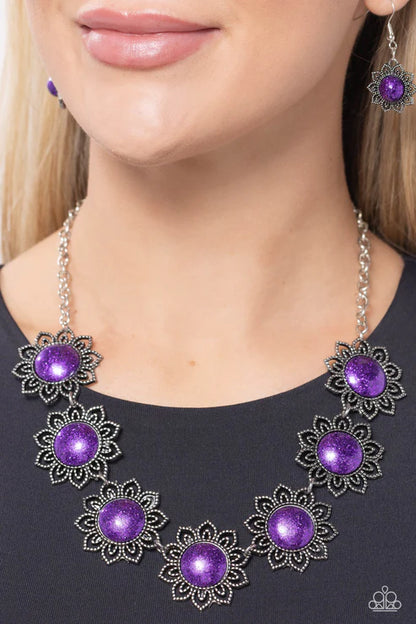 Paparazzi ♥ The GLITTER Takes It All - Purple ♥ Necklace