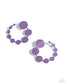 Paparazzi ♥ Have It Both PHASE - Purple ♥ Post Earrings