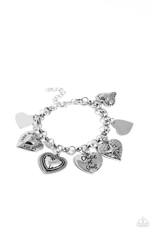 Paparazzi ♥ Child of God - Silver ♥ Bracelet