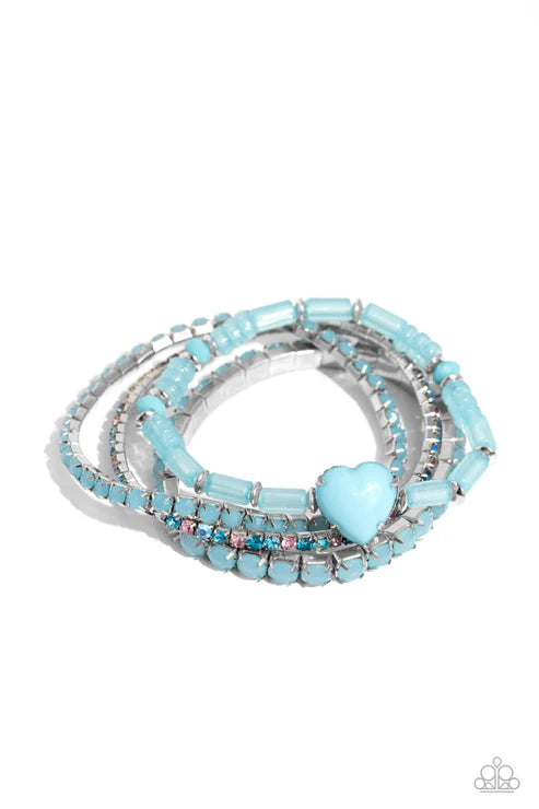 Paparazzi ♥ True Loves Theme - Blue ♥ Bracelet