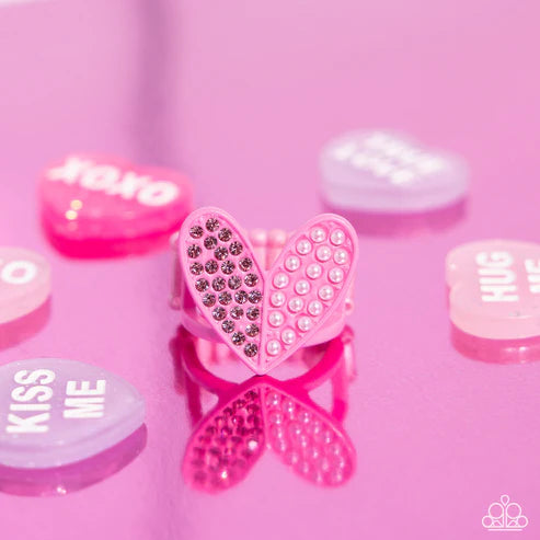 Paparazzi ♥ Hometown Heart - Pink ♥ Ring