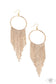 Paparazzi ♥ Streamlined Shimmer - Gold ♥ Earrings