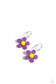 Paparazzi ♥ More FLOWER To You! - Purple ♥ Earrings
