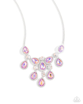 Paparazzi ♥ Dripping in Dazzle - Orange ♥ Necklace