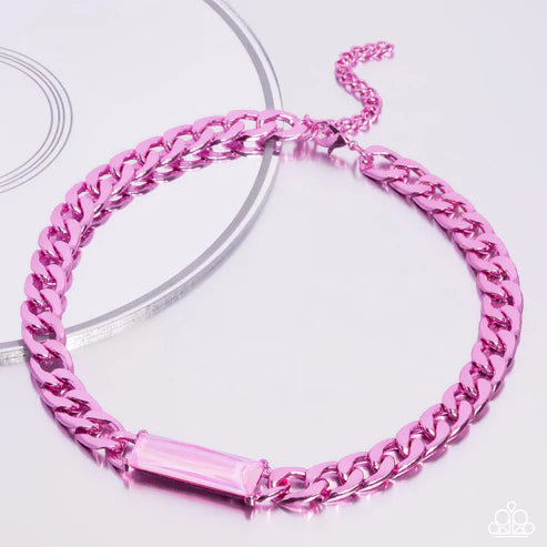 Paparazzi ♥ Urban Royalty - Pink ♥ Necklace