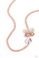 Paparazzi ♥ Fluttering Finesse - Rose Gold ♥ Necklace