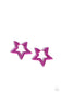 Paparazzi ♥ In A Galaxy STAR, STAR Away - Pink ♥ Earrings