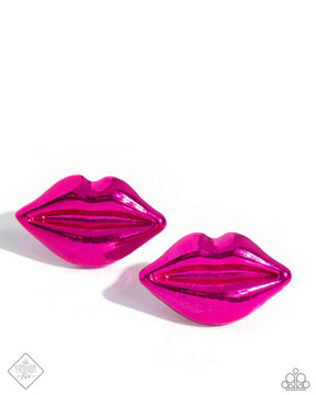 Paparazzi ♥ Diva Decoration - Pink ♥ Post Earrings