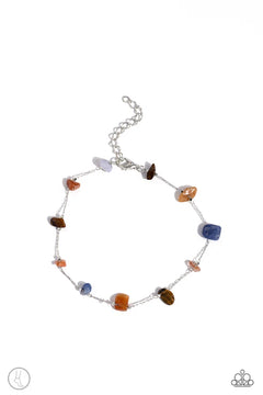 Paparazzi ♥ Gemstone Grace - Multi ♥ Anklet