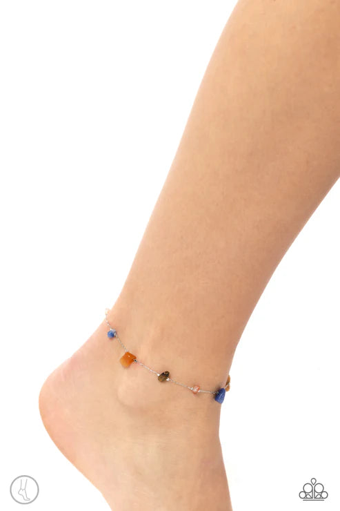 Paparazzi ♥ Gemstone Grace - Multi ♥ Anklet