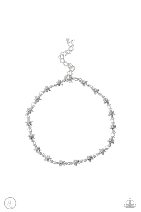 Paparazzi ♥ Starry Swing Dance - Silver ♥ Anklet