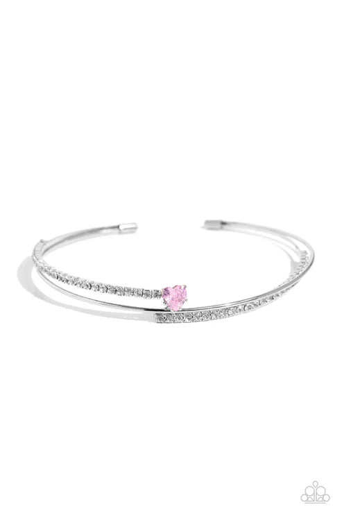 Paparazzi ♥ Sensational Sweetheart - Pink ♥ Bracelet