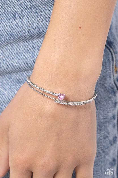 Paparazzi ♥ Sensational Sweetheart - Pink ♥ Bracelet