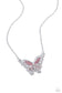 Paparazzi ♥ Weekend WINGS - Pink ♥ Necklace