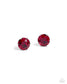 Paparazzi ♥ January Breathtaking Birthstone - Red ♥ Post Earrings