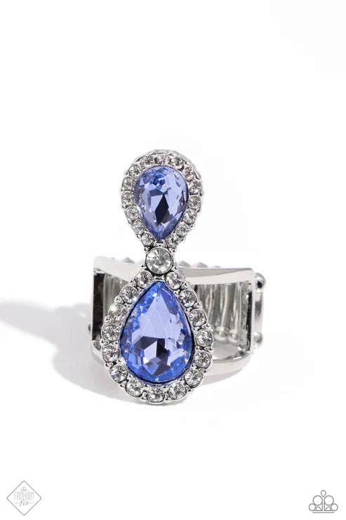 Paparazzi ♥ Majestic Manifestation - Blue ♥ Ring
