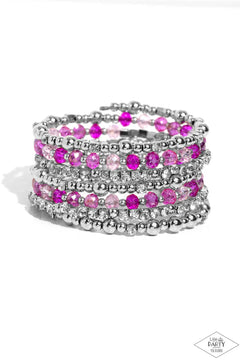 Paparazzi ♥ ICE Knowing You - Pink ♥ Bracelet