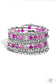 Paparazzi ♥ ICE Knowing You - Pink ♥ Bracelet