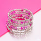 Paparazzi ♥ ICE Knowing You - Pink ♥ Bracelet