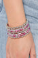 Paparazzi ♥ ICE Knowing You - Pink ♥ Bracelet