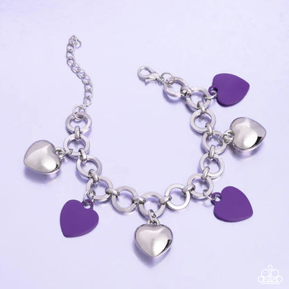 Paparazzi ♥ Whole Lotta Love - Purple ♥ Bracelet