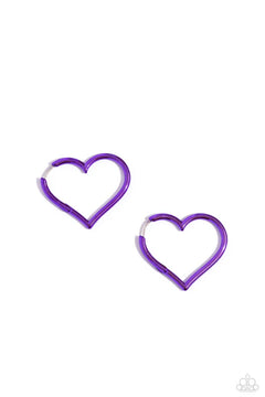 Paparazzi ♥ Loving Legend - Purple ♥ Earrings