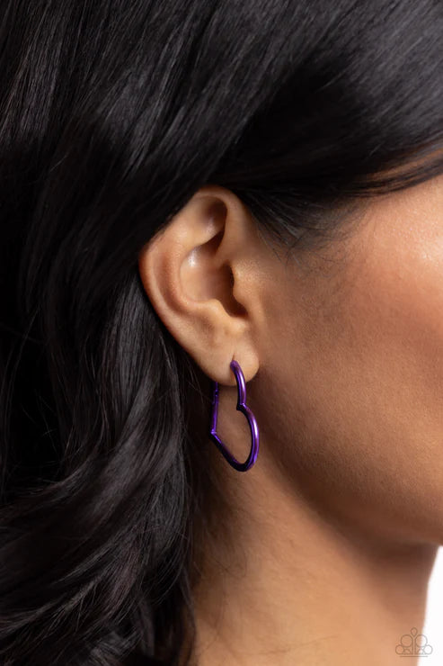 Paparazzi ♥ Loving Legend - Purple ♥ Earrings