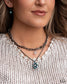 Paparazzi ♥ Flair for the Fierce - Blue ♥ Necklace