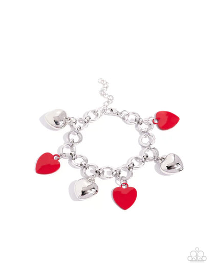 Paparazzi ♥ Whole Lotta Love - Red ♥ Bracelet