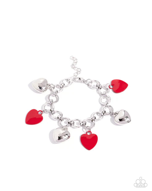 Paparazzi ♥ Whole Lotta Love - Red ♥ Bracelet