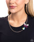 Paparazzi ♥ Fluttering Finesse - Multi ♥ Necklace