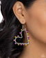 Paparazzi ♥ HEART of Your World - Multi ♥ Earrings