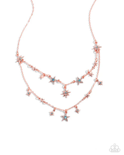 Paparazzi ♥ Raising the STAR - Copper ♥ Necklace